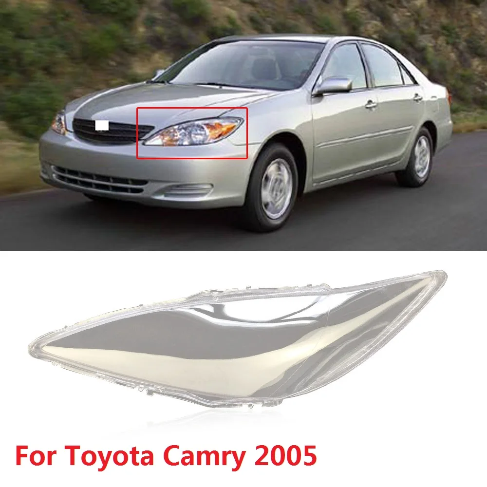 

CAPQX 1PC For Toyota Camry 2005 Front Headlamp Lampcover Headlight Lampshade Waterproof Bright Lamp Shade Shell Cover Hood Cap