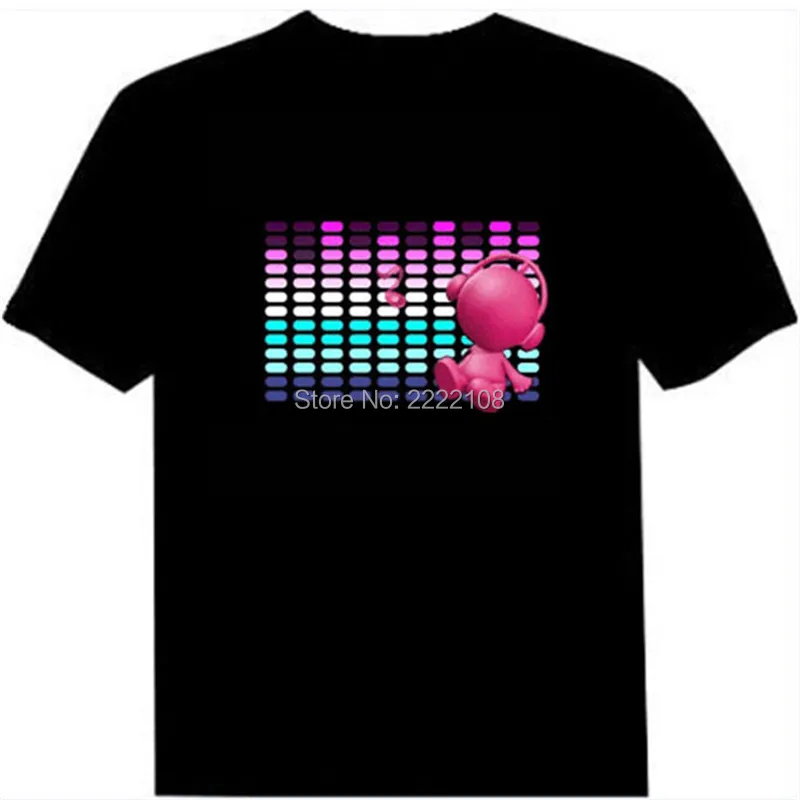 Hot-Sale-Sound-Activated-Led-Cotton-T-Shirt-Light-Up-and-Down-Flashing-Equalizer-EL-T (1)