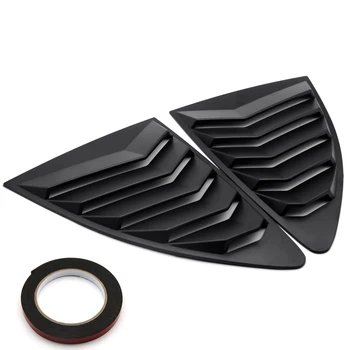 

Black Style Rear Quarter Window Louver ABS Fit For 2013-18 Scion FRS Subaru BRZ