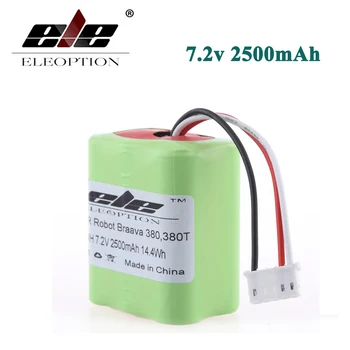 

ELEOPTION High Quality New 7.2V 2500mAh Vacuum Replacement Battery For iRobot Roomba Braava 380 & 380T