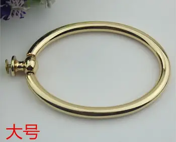 

Free shipping Bag with Parts & Accessories (10 PCS/lot) large oval high-grade metal suitcase button hand holding hand hook