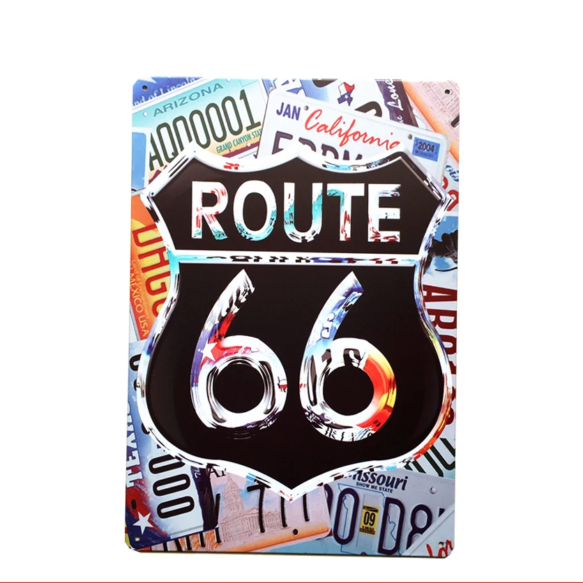 Шикарный домашний бар Mother ROUTE 66 винтажные металлические вывески домашний декор винтажные оловянные вывески для паба винтажные декоративные тарелки металлические настенные художественные - Цвет: MPA10346