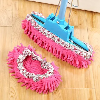 

3 Pair Multifunction Mop Slippers Shoes Fiber Dust Mop Shoes for Home Cleaning MJJ88
