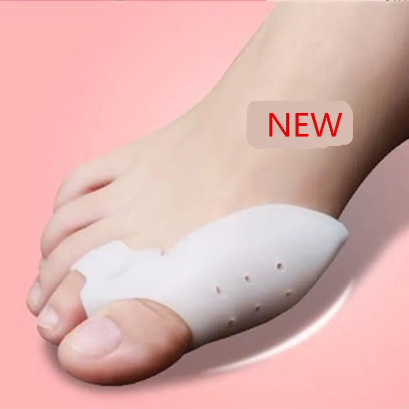 

New Air-vent Foot Hallux Valgus Correct Medical Silicone Gel Big Toe Separator Bunion Protector Pain Guard Feet Care T116OLE