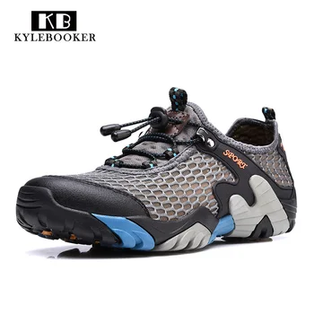 

Men Breathable Trekking Aqua Shoes Water Sports Wading upstreamShoes Hiking Outdoor Sneakers Walking Fishing Shoes