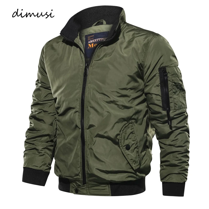 DIMUSI Mens Bomber Jackets Autumn Winter Men Casual Slim Military Coats Fashion Mens Sportswear Windbreaker Jackets Clothing 5XL DIMUSI Mens Bomber Jackets Autumn Winter Men Casual Slim Military Coats Fashion Mens Sportswear Windbreaker Jackets Clothing 5XL