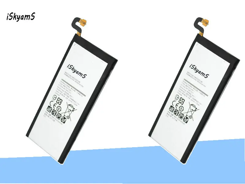 ISkyamS 2 шт. 3000 мА/ч EB-BG928ABE батарея для Samsung Galaxy S6 Edge + Plus G928F G928A G928P G928T G928V G928R4 G928S G9280 |