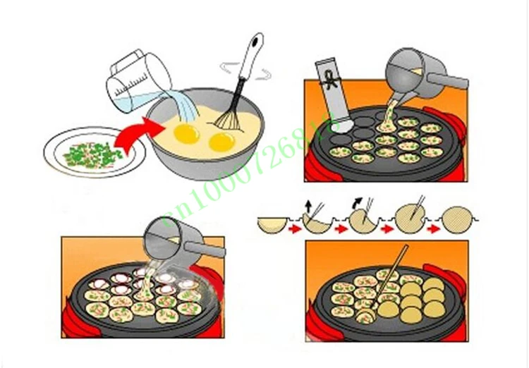 Takoyaki машина для выпечки Осьминог машина для выпечки бытовой takoyaki машина для приготовления шариков Осьминог профессиональные инструменты для приготовления пищи ЕС