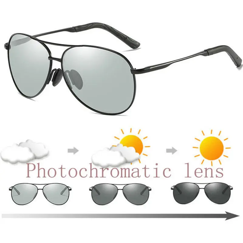 AORON фотохромные Поляризованные солнечные очки из сплава для женщин и мужчин фирменный дизайн очки с антибликовым покрытием UV400 очки HD модные очки