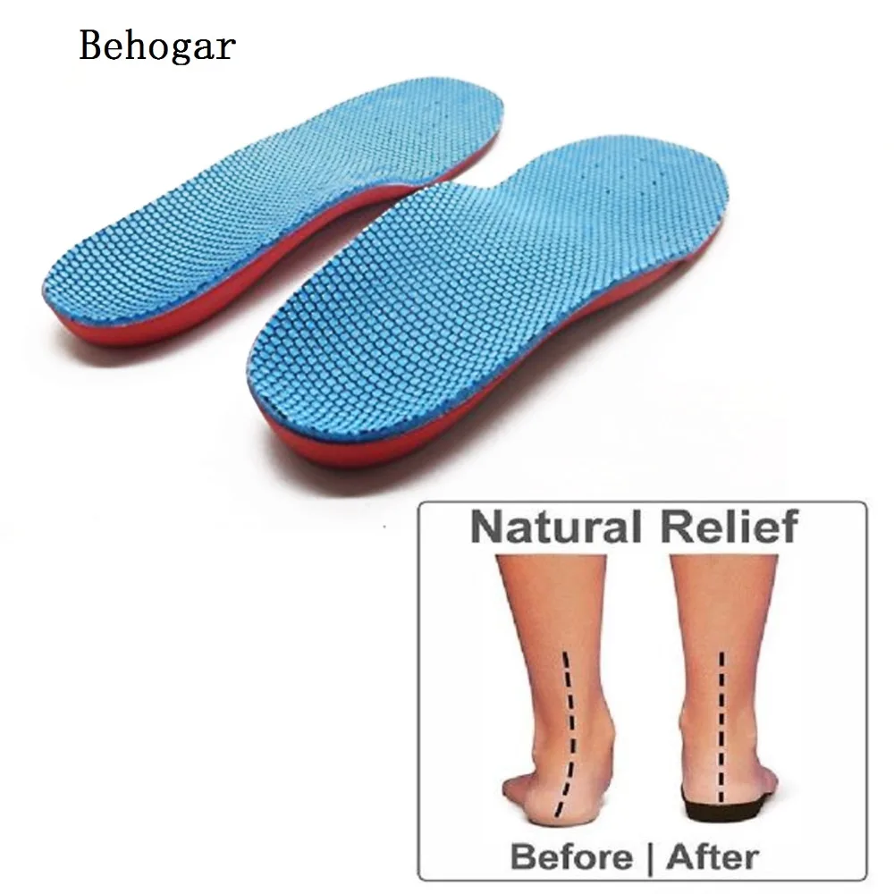 Behogar Orthotic Arch Support Flatfoot Correction Relief Flat Foot Pain ...