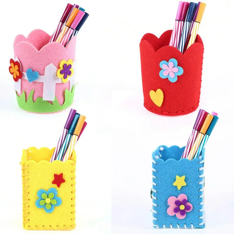 2018 Baby Educational DIY Craft Tangram Kit Cute Creative Handmade Pen