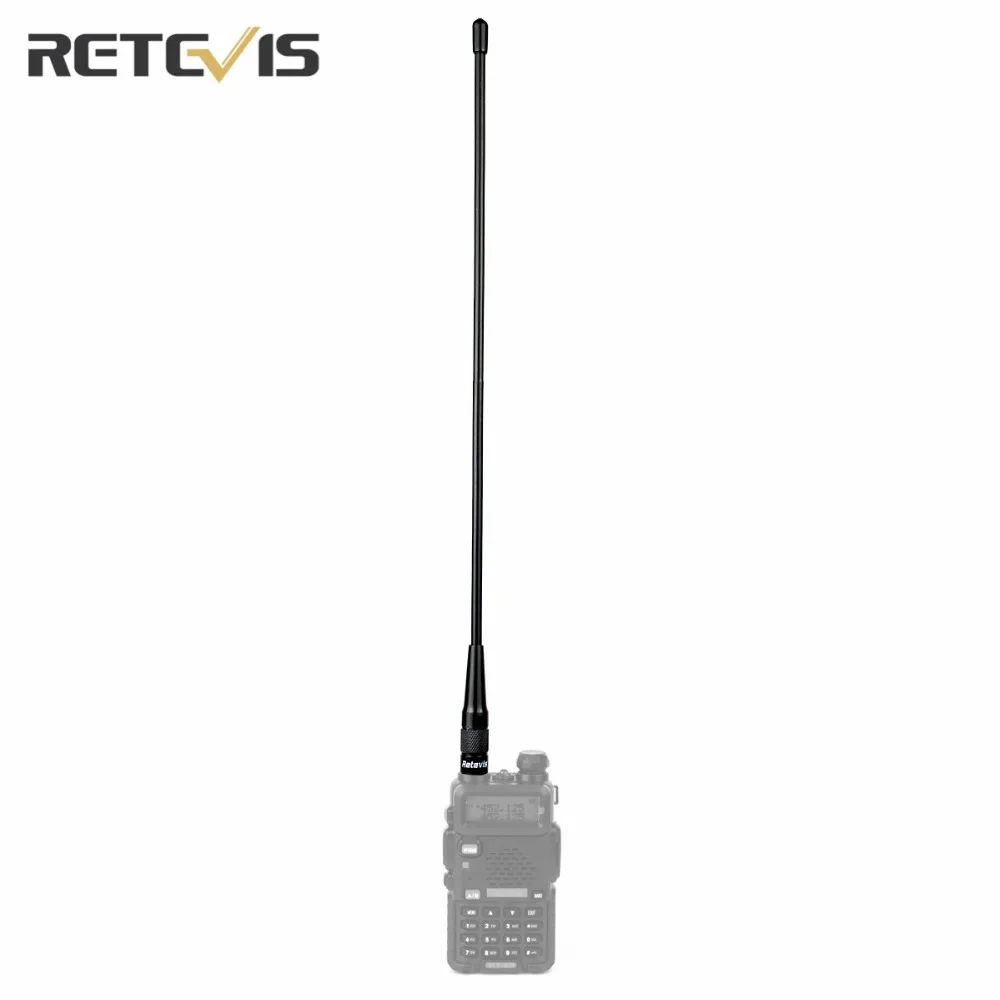 Retevis RHD-771 Antenna SMA-F Walkie Talkie 15.4'' 144/430 MHz U/V Antenna For Baofeng  888s Retevis H-777 Radio C9030