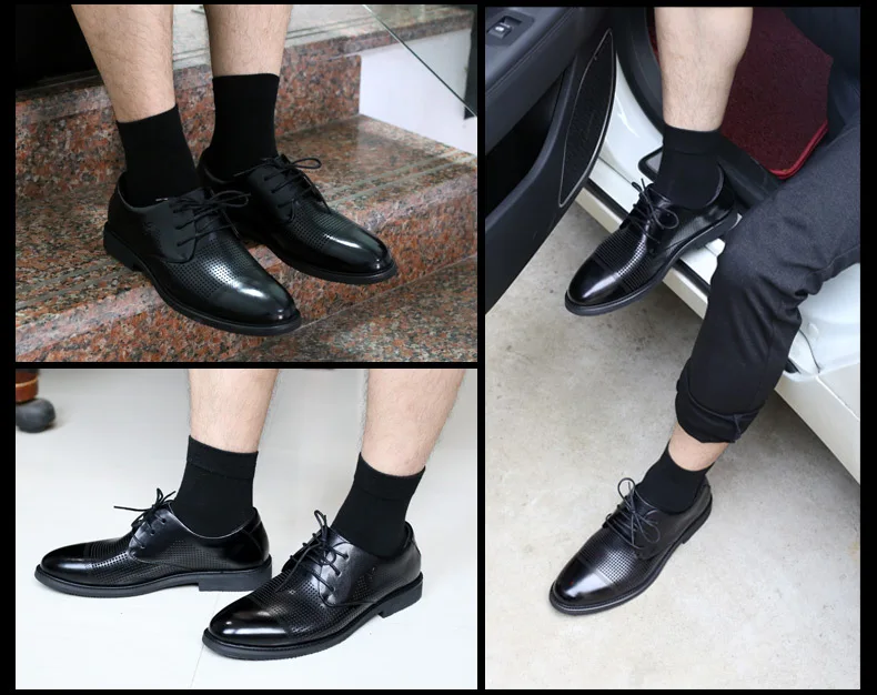 Высокое качество, Новое поступление, брендовые 5 пар/лот, мужские носки из хлопка и бамбукового волокна, Классические деловые мужские носки, дезодорирующие носки