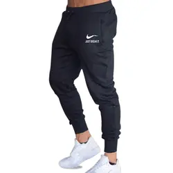 2019 новые мужские джоггеры Брендовые мужские брюки повседневные брюки тренировочные брюки мужские спортивные мышцы хлопок фитнес