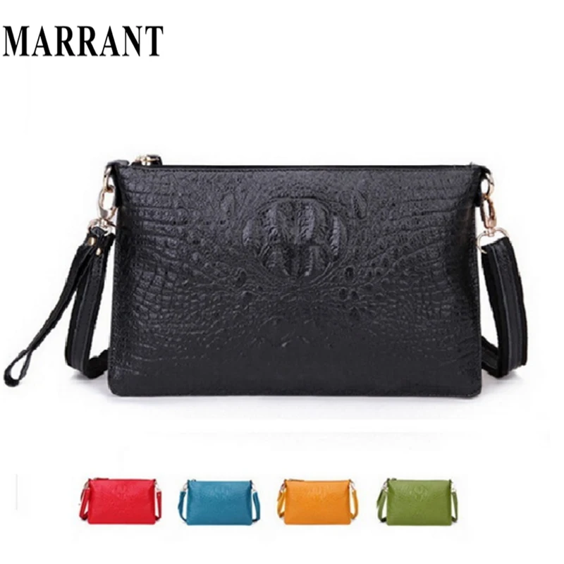 

MARRANT Genuine Leather Women Wallets Alligator Pattern Design Woman  Clutch Bag Fashion Shoulder Bag Evening Party Messenger