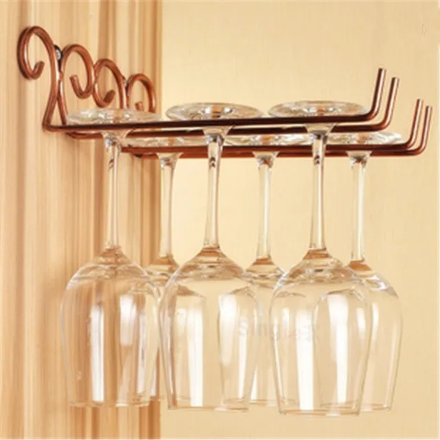 Classical Useful Fashion Bar Red Wine Goblet Glass Hanger Holder Classical Useful Fashion Bar Red Wine Goblet Glass Hanger Holder Hanging Rack Shelf Hold Up To