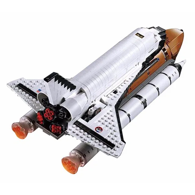 

2018 New 1230Pcs Space Shuttle Expedition Model Building Kits Blocks Bricks Compatible Standard brick size Toys For Gift 10231