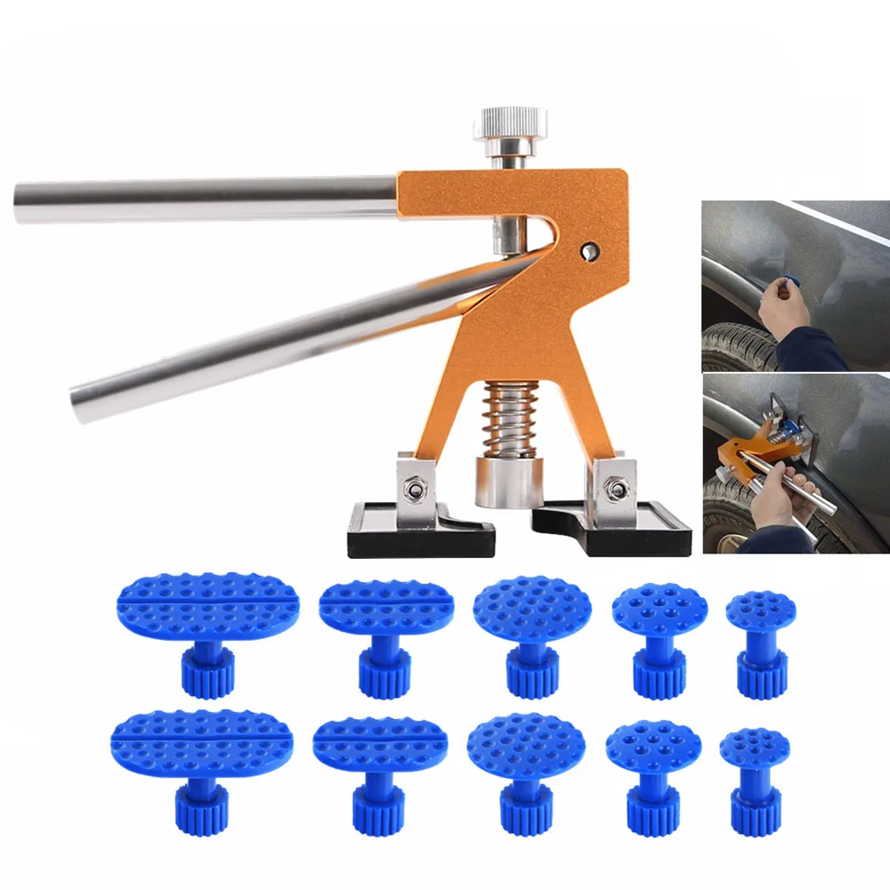 

FURUIX PDR Tools Dent Lifter Tools Set Repair Car Body Dent PDR Set for Paintless Car Dent Repair Puller Tabs Hand Set Household