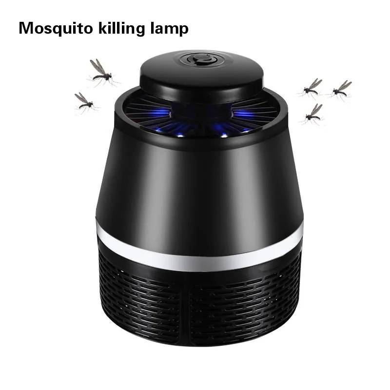 Mosquito Убийца лампы Ловушка Mute безызлучательной USB Электрический фотокаталитический УФ-ночник анти-москитные лампа репелленты вдыхании