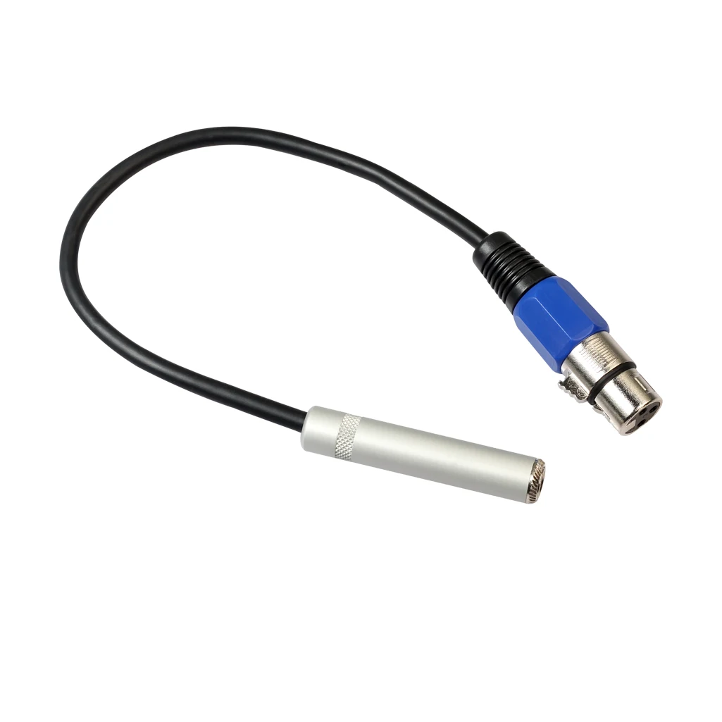 3 контактный гнездовой разъем XLR на гнездо 6 35 мм адаптер для аудио микрофонного