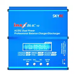 FATJAY SKYRC iMAX B6AC V2 Батарея баланс Зарядное устройство Dis Зарядное устройство 6A для RC lipo Батарея двойной питания AC/DC вход