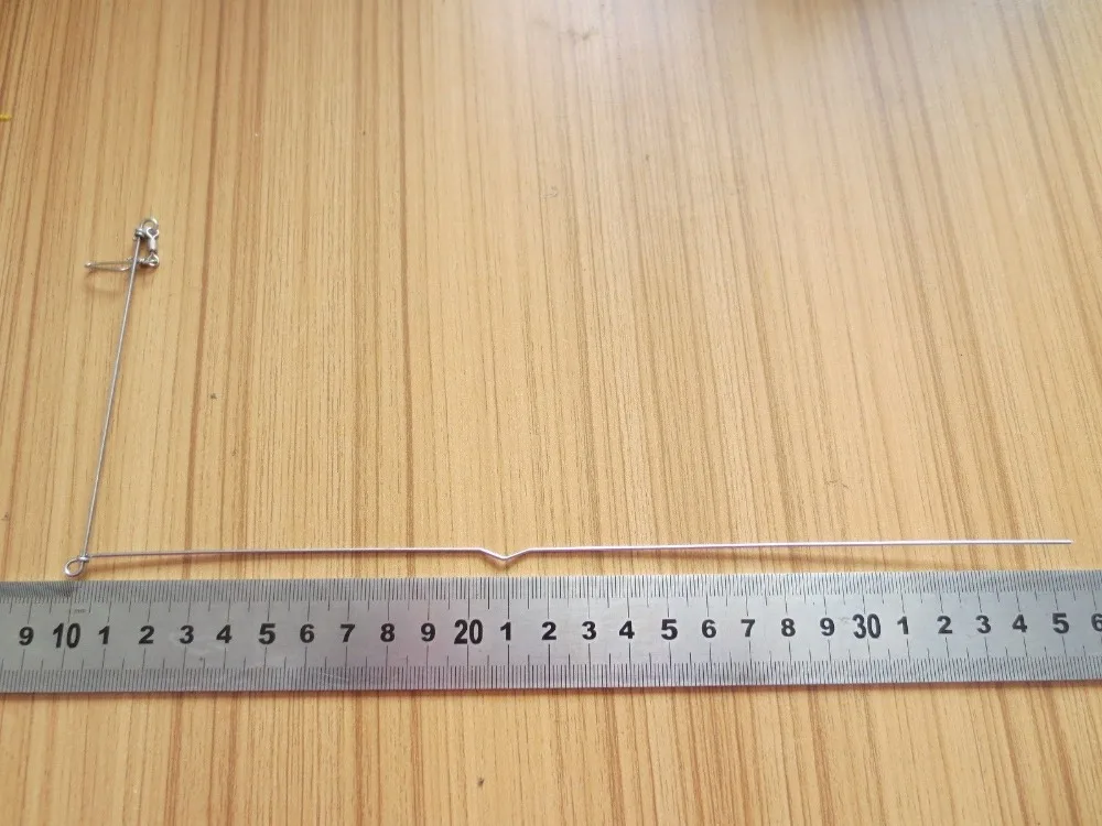

30pcs Stainless Steel Bottom Bouncer Wire Forms 4 x 10 Inch + 6# Snap Swivel