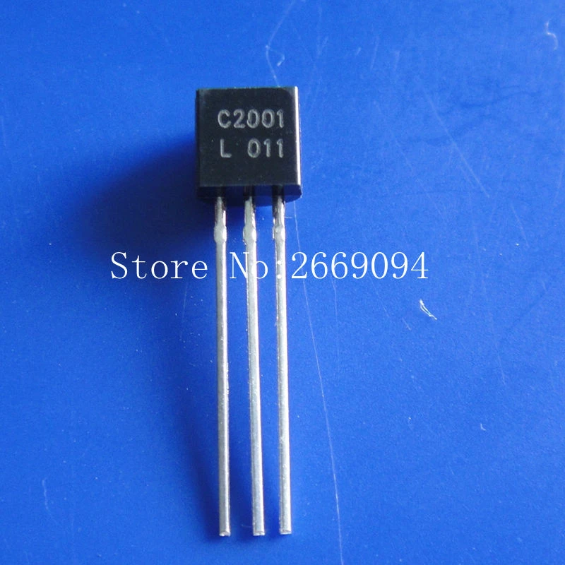 2PCS  2SC2001 C2001 NPN transistor TO-92 25V 700mA STOK USA
