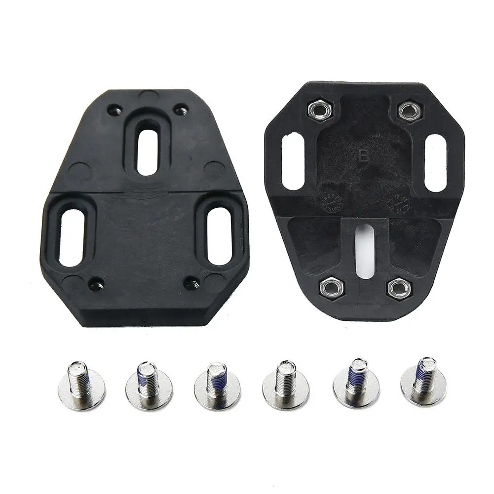 1 Pair Self-locking Road Bike Pedal Cleats Lock Plate Grip Pedal with LOOK KEO