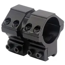 Охота 2 шт. низкий профиль 30 мм прицела ружейный лазер кольца для резака Flat Top Fit ласточкин хвост 11 рельсы