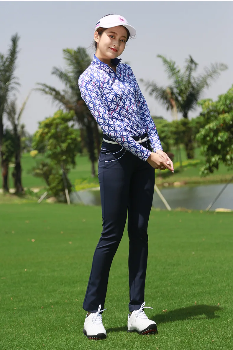 PGM гольф одежды Для женщин брюки женские тонкие спортивные штаны дышащий пота Штаны Размер XS-XL