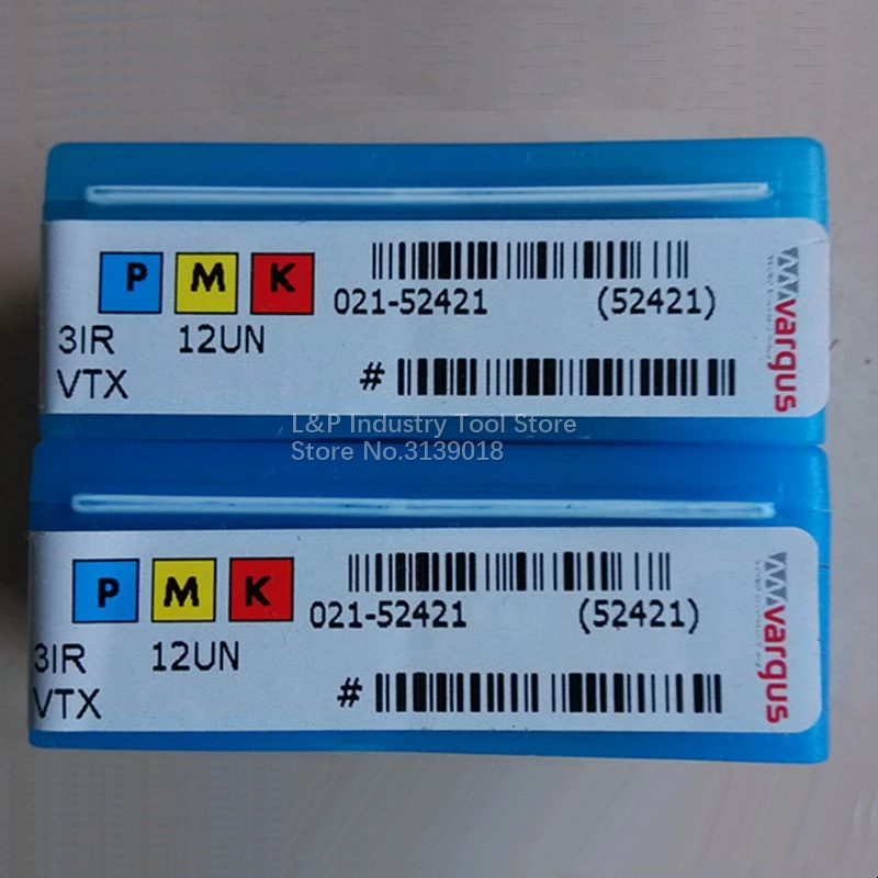 Новый оригинальный Vargus Vardex 3IR 12UN VTX резьбовые карбидные вставки 12 UN режущее лезвие