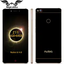 Original ZTE Nubia Z11 5.5″ Borderless 4GB/6GB RAM 128GB/64GB ROM Mobile Phone Snapdragon 820 Quad Core 16.0MP Fingerprint NFC