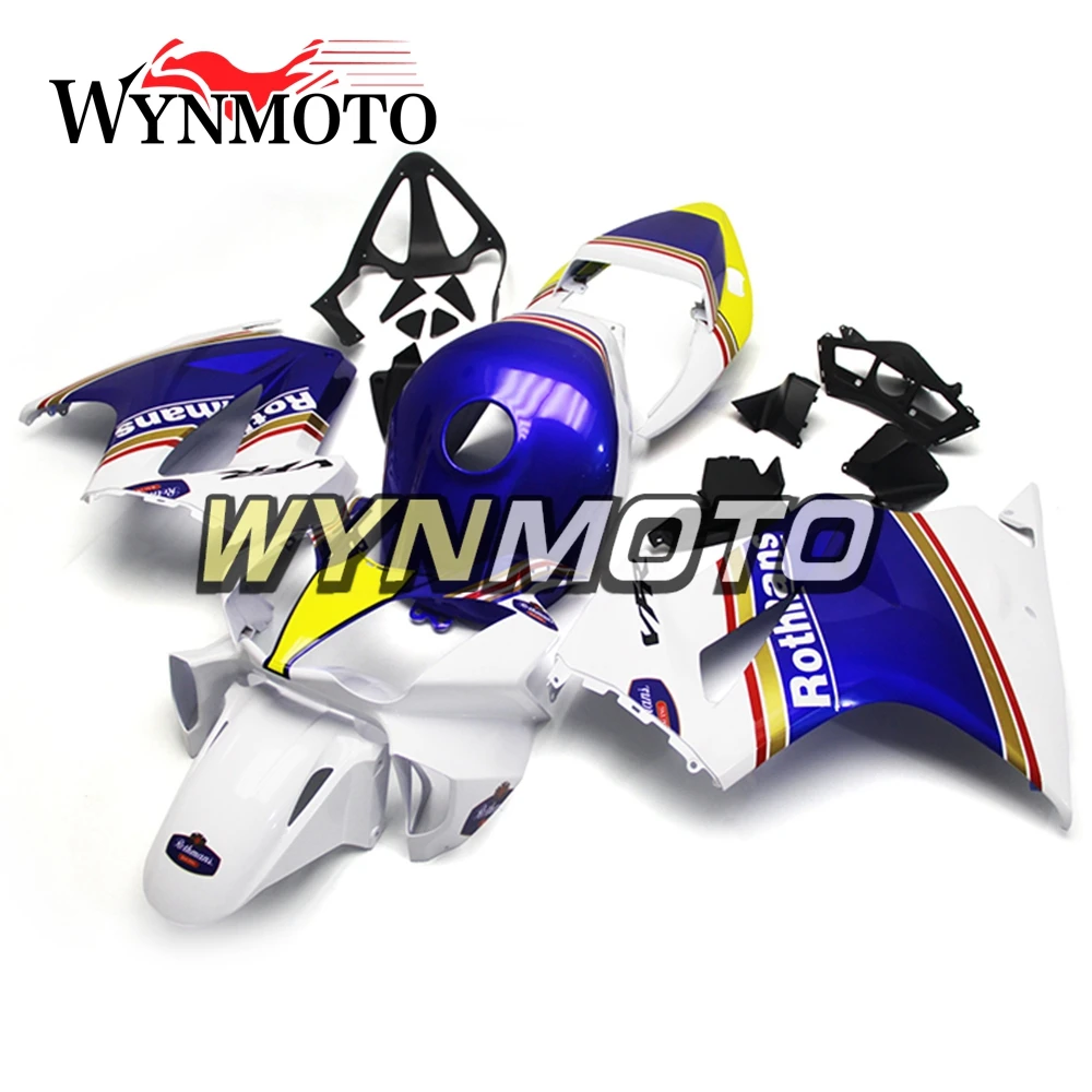 

Complete Fairings For Honda VFR800 2002-2012 2008 2009 Year Injection ABS Plastics VFR 800 02-12 Bodywork Blue Yellow White Hull