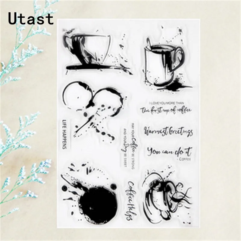 COFFEE-Warmest-Greeting-you-can-do-it-Scrapbook-DIY-photo-cards-rubber-stamp-clear-stamp-transparent.jpg_640x640_