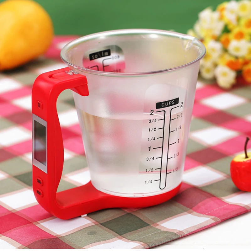 Digital Detachable Automeasuring Cup Builtin Digital Scale Mixing