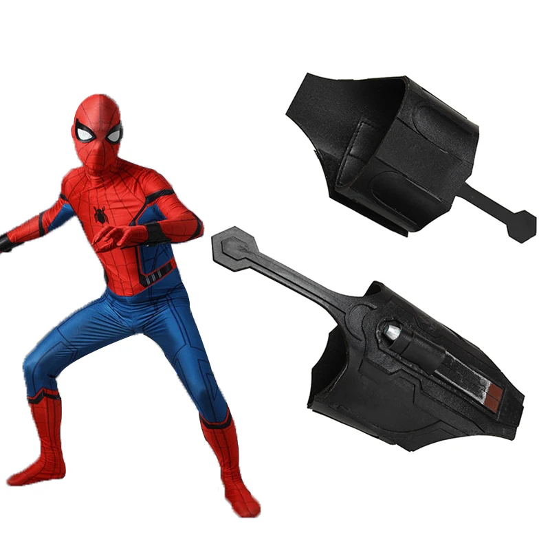 

Spider Man Web Shooter Spider-Man Homecoming Cosplay Costume Accessories Halloween Adult Men Spiderman Carnival Props One Size