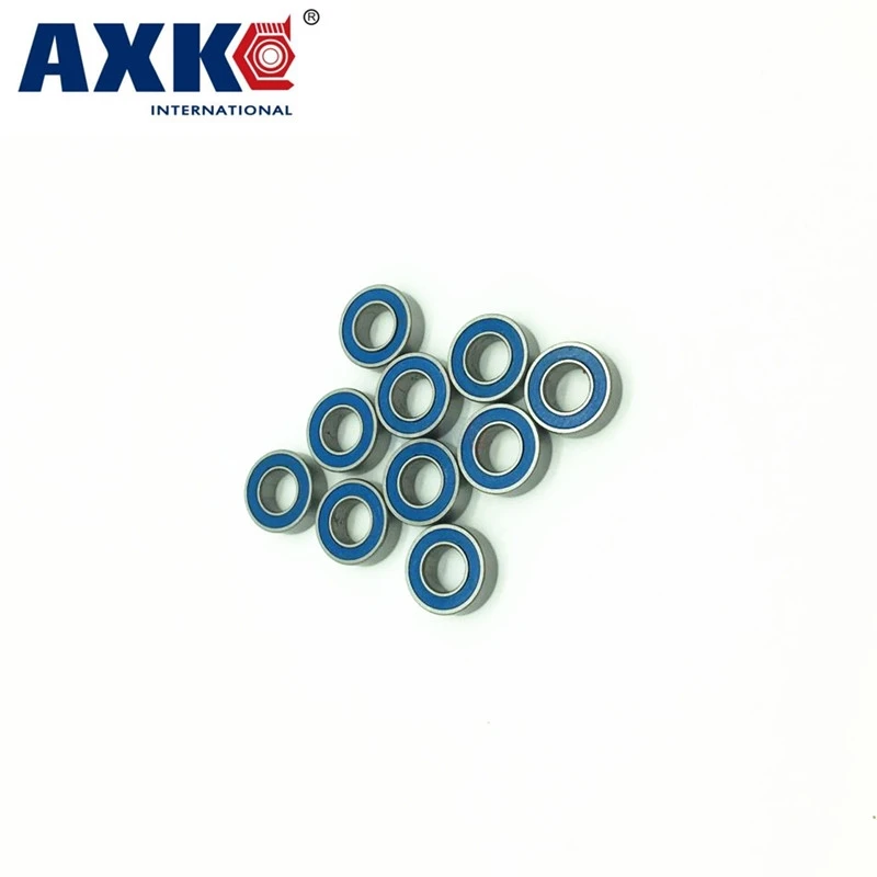 Axk 10 шт. 8x12x3 5 мм Mr128 2rs Abec3 синий резиновый подшипник для уплотнения подшипников