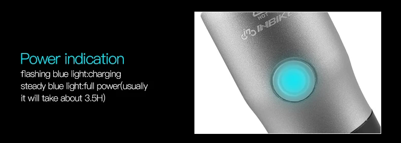 Discount INBIKE 1000 Lumen Bicycle Light USB Rechargeable Riding Flashlight Bike Lamp Led Mountain Bike Equipment Cycling Accessories 310 18