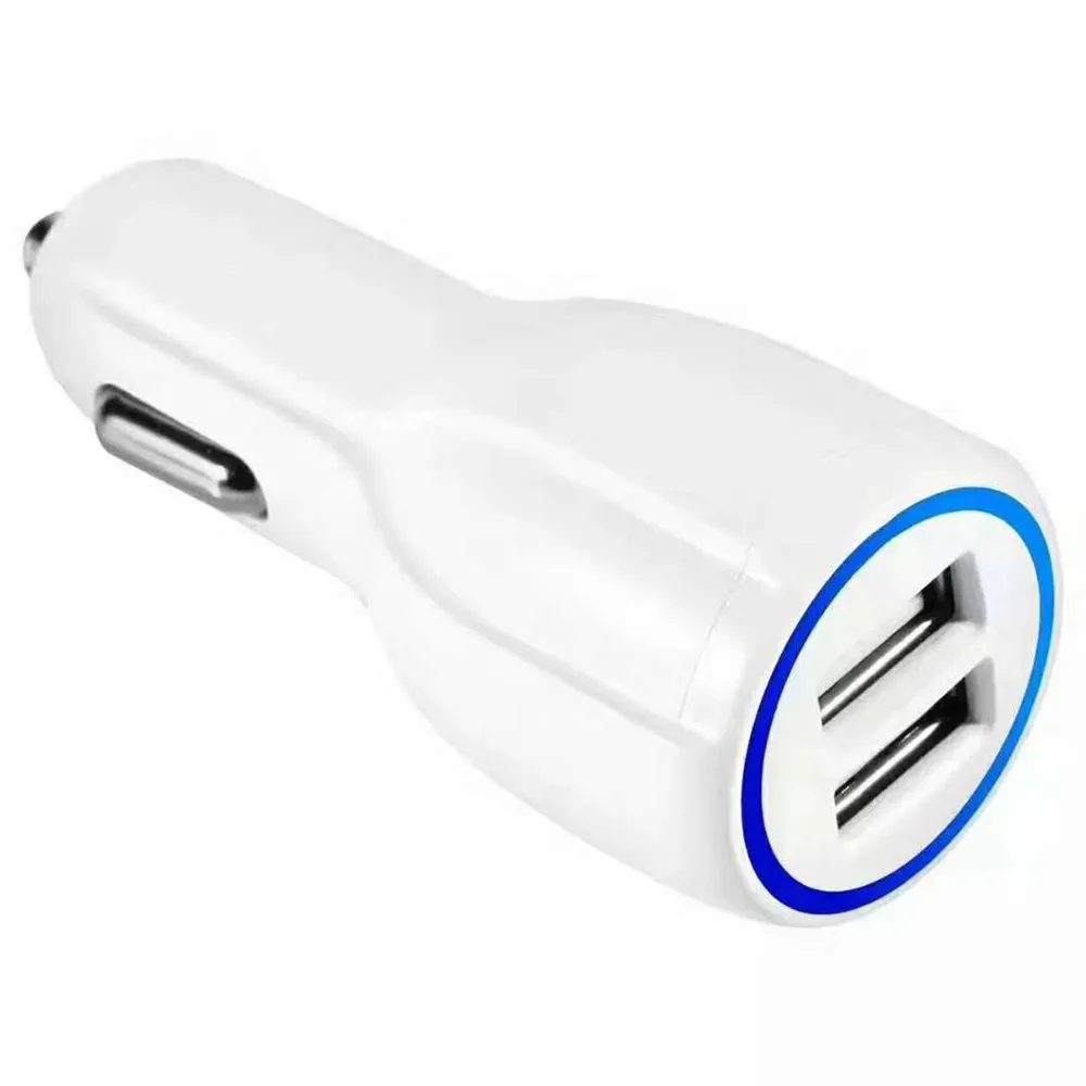 QC3.0 Fast Car Charger Flash Imitation  Charging Stability 5V/3.1A 9V/2.1 A 12V/1.6 A