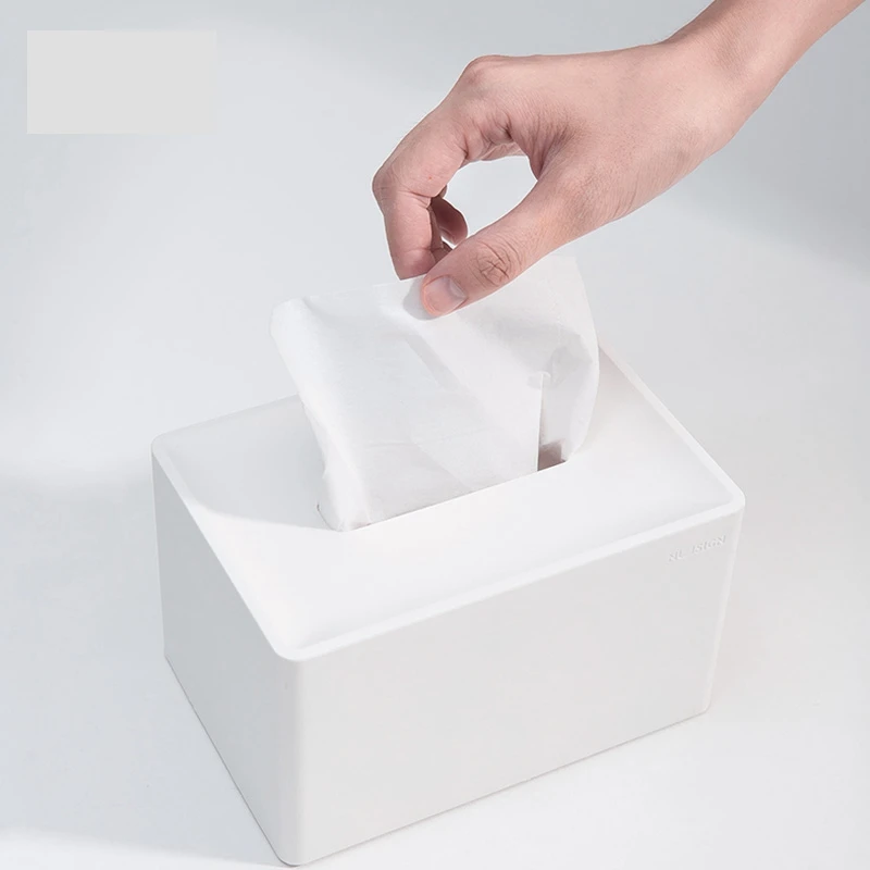 

Europe simple style ABS tissue dispenser removeable tissue box 4 colors optional