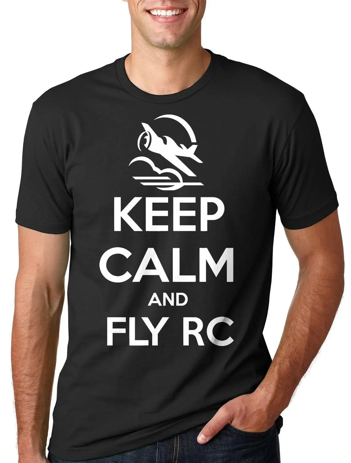 2019 Summer Cool Tee Shirt RC T-shirt RC Plane Jet Tee Shirt Keep calm and Fly RC Remote Controlled Tee Funny T-shirt 2019 Summer Cool Tee Shirt RC T-shirt RC Plane Jet Tee Shirt Keep calm and Fly RC Remote Controlled Tee Funny T-shirt