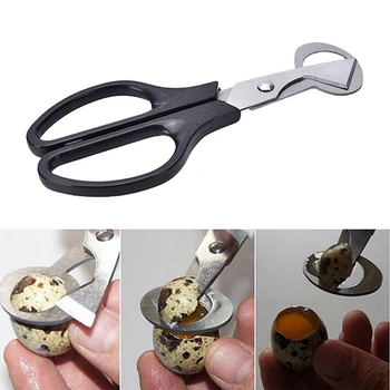 

1pc Black color Pigeon Quail Egg scissor Bird Cutter Opener Kitchen Tool Cigar Cracker Blade