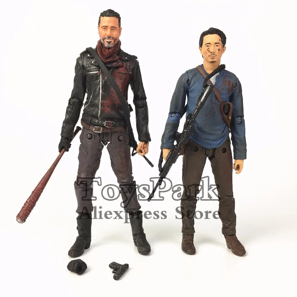2017 The Walking Dead AMC tv Series 5 &quotNEGAN & GLENN фигурка кровавая 2 шт. в упаковке МакФарлейн