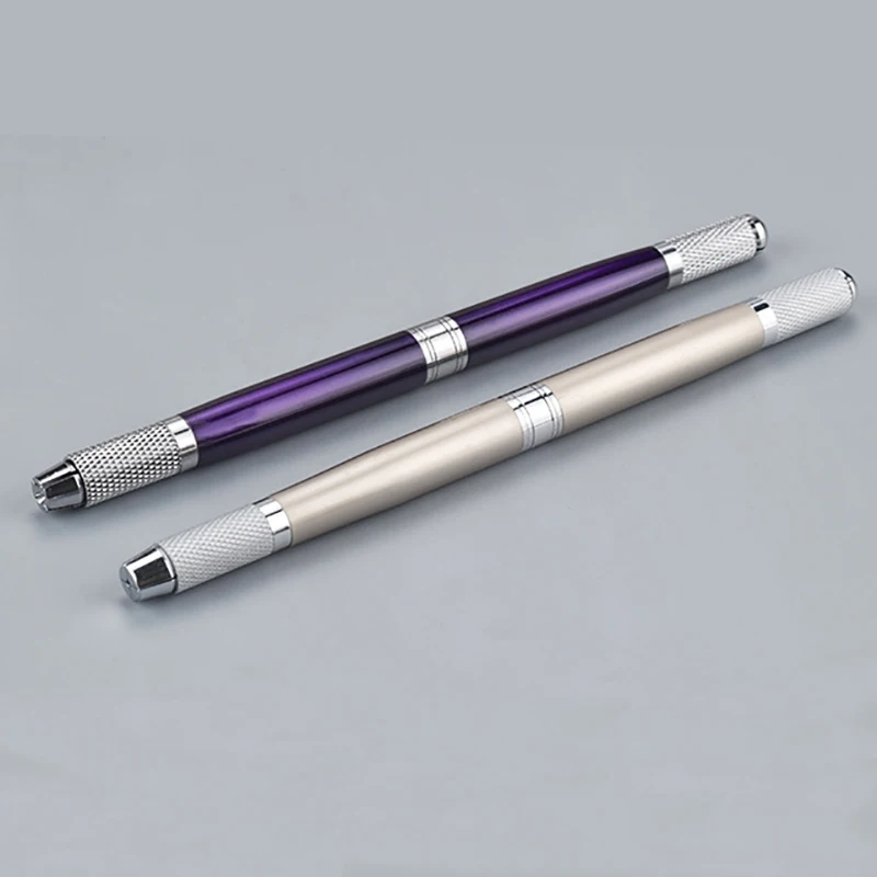 10pcs  microblading needle back roller easy color fog eyebrow needle roller professional for permanent makeup with a pen 3 in 1 (3)