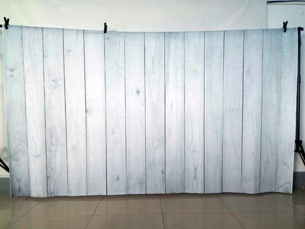 7X5ft фоны для фотосъемки белый деревянный пол стены Дети душ реквизит