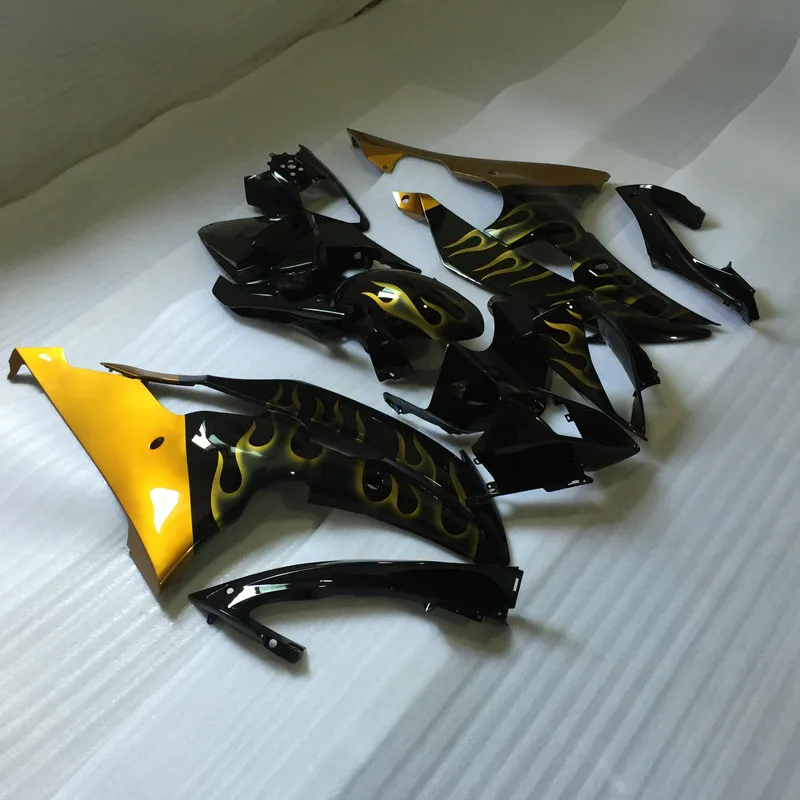 Комплект обтекателей под давлением для YAMAHA YZFR6 08 09 10 11 12 YZF R6 2008 2012 YZF600 черные