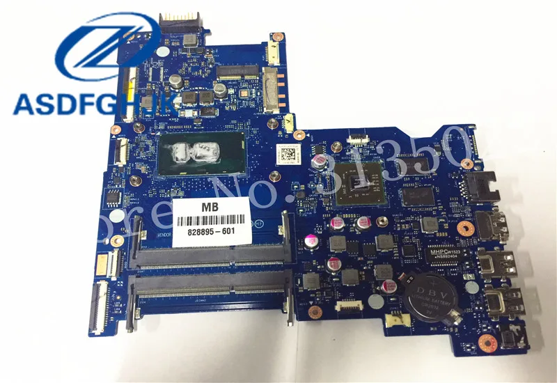 828895-601 اللوحة لابتوب HP 15-AC اللوحة ASL50 LA-C921P DDR3L SR2EY I5-6200U غير المتكاملة 100% اختبار موافق