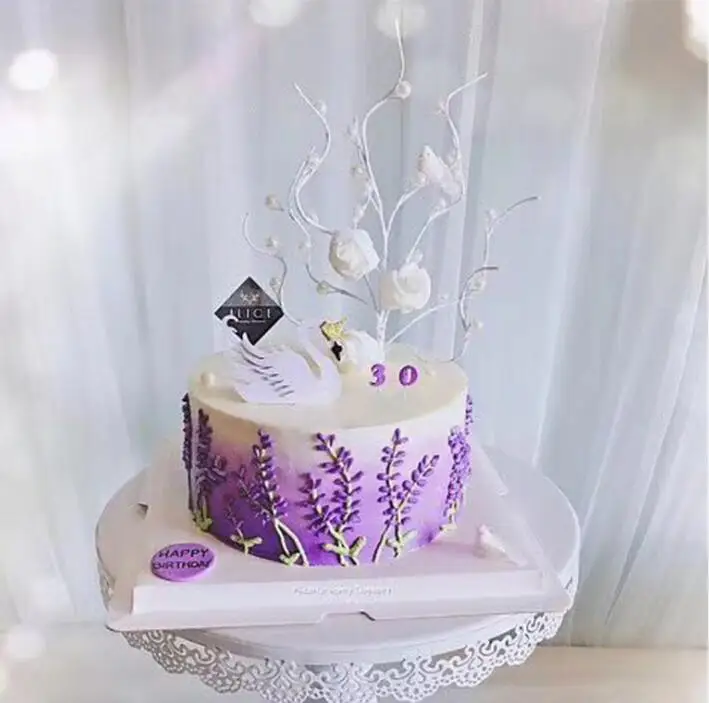 Free Shipping Elegant Pearl Tree Decoration Cake Topper And