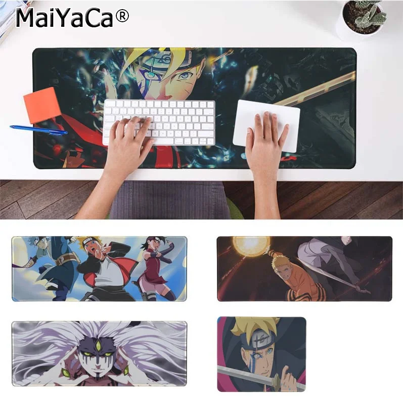 

MaiYaCa New Design BORUTO UZUMAKI Beautiful Anime Mouse Mat Free Shipping Large Mouse Pad Keyboards Mat