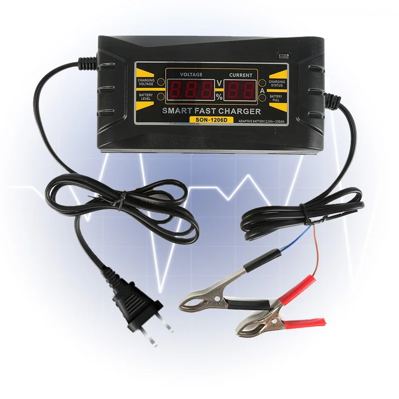 Smart Car Battery Charger 12V 10A Lead acid Battery Charger Smart Car Battery Charger 12V 10A Lead acid Battery Charger